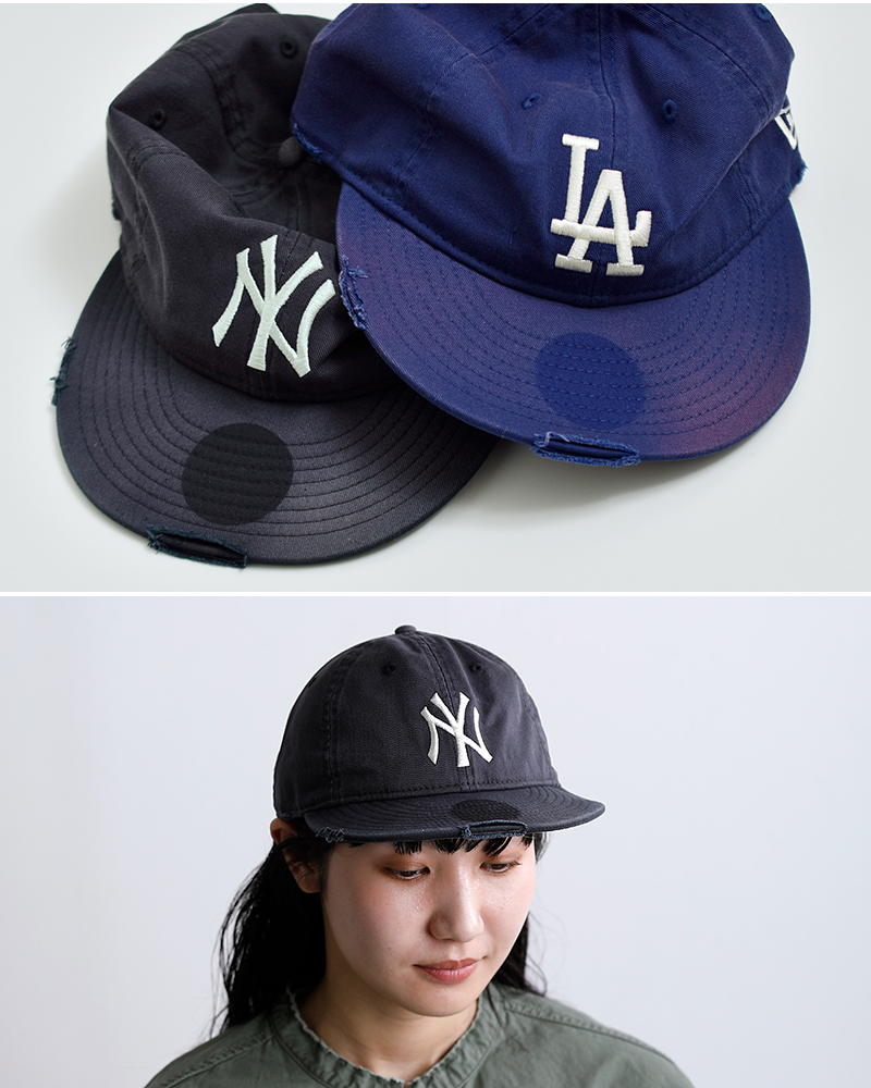 NEW ERA(ニューエラ)9THIRTYダメージキャップPoweredbyGORONAKATSUGAWA930-goro