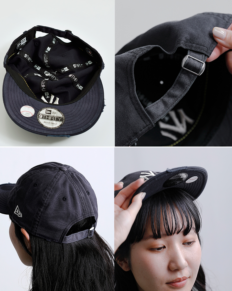 NEW ERA(ニューエラ)9THIRTYダメージキャップPoweredbyGORONAKATSUGAWA930-goro