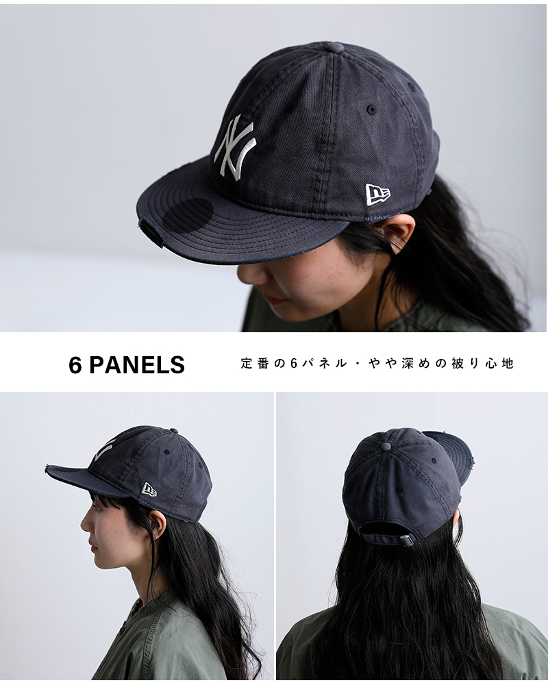 NEW ERA(ニューエラ)9THIRTYダメージキャップPoweredbyGORONAKATSUGAWA930-goro