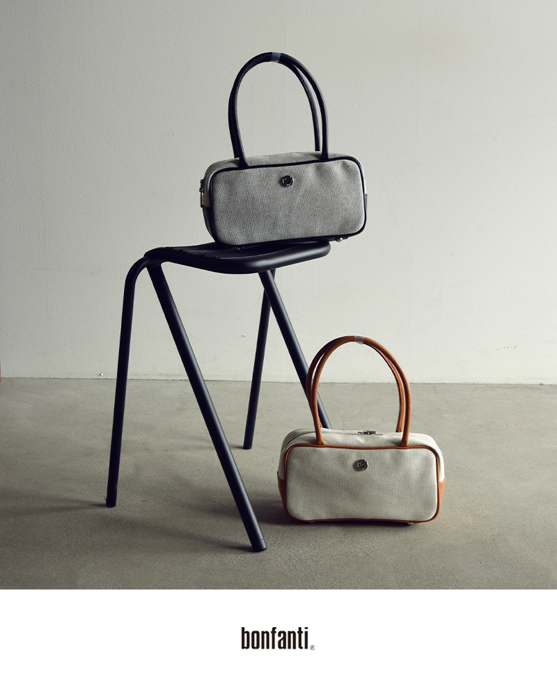 Bonfanti(ボンファンティ)パナマドラーロレザースクエアハンドルバッグ96-bon-530101