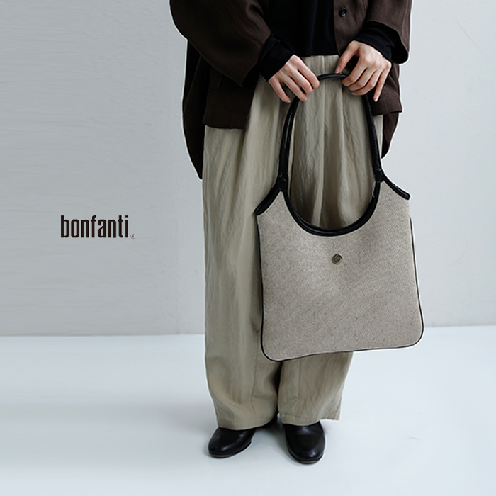 Bonfanti(ボンファンティ)パナマドラーロレザートートバッグ96-bon-530701