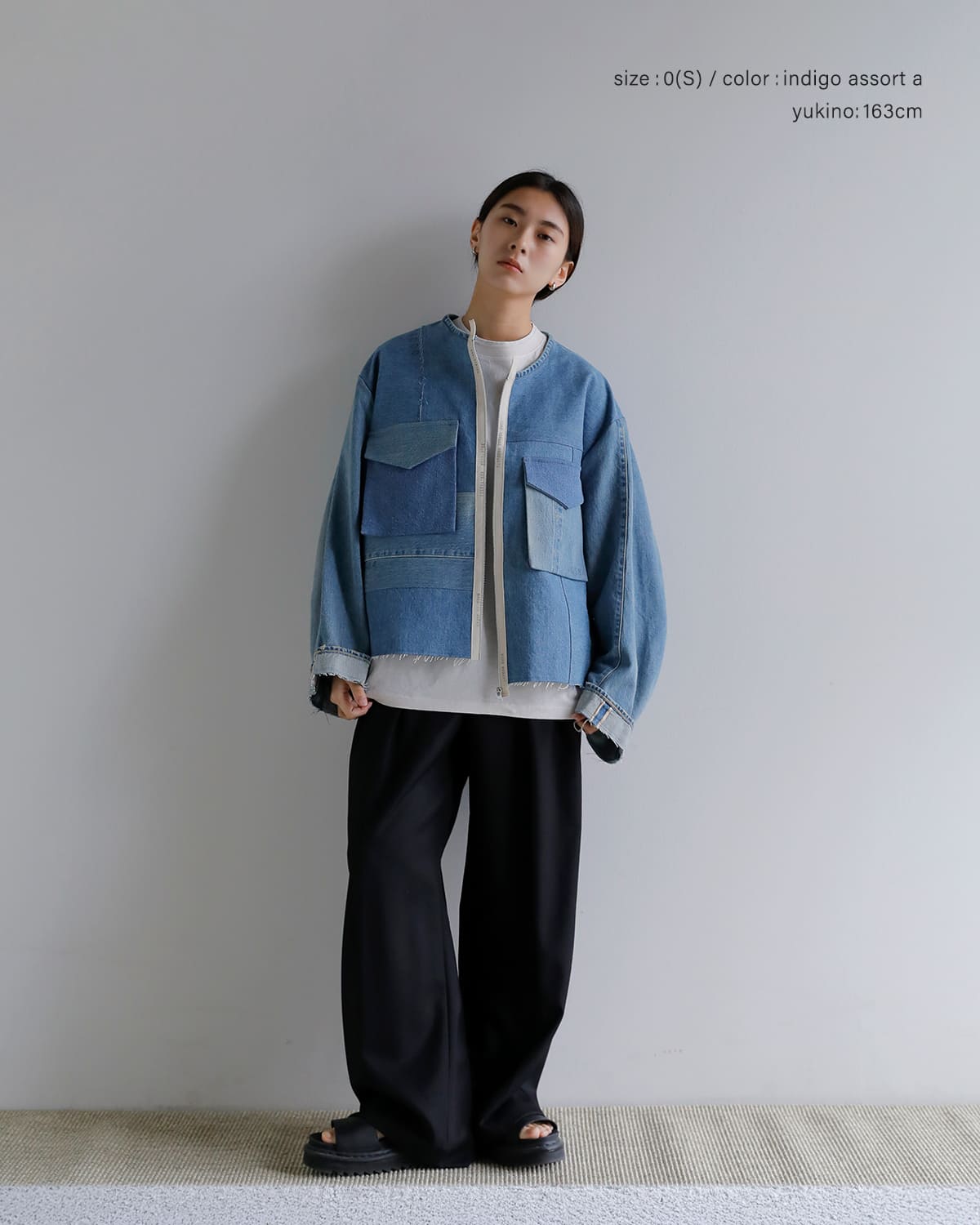 KURO(クロ)コットンリメイクデニムマーク2 ジャケット REMAKE DENIM MARK II JACKET 963118