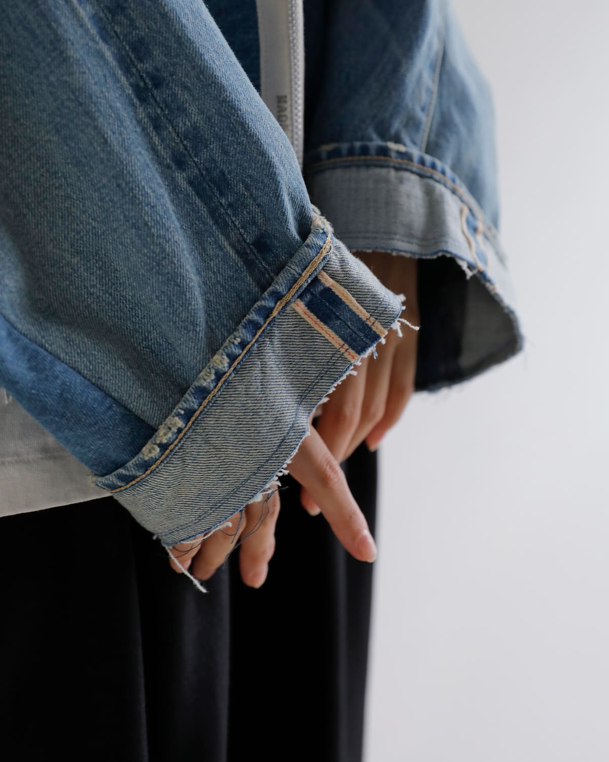 KURO(クロ)コットンリメイクデニムマーク2 ジャケット REMAKE DENIM MARK II JACKET 963118