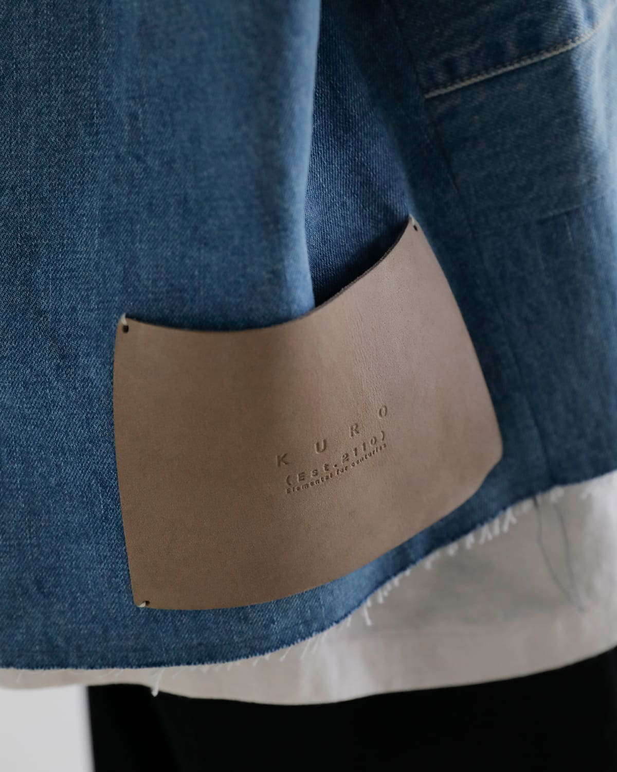 KURO(クロ)コットンリメイクデニムマーク2 ジャケット REMAKE DENIM MARK II JACKET 963118