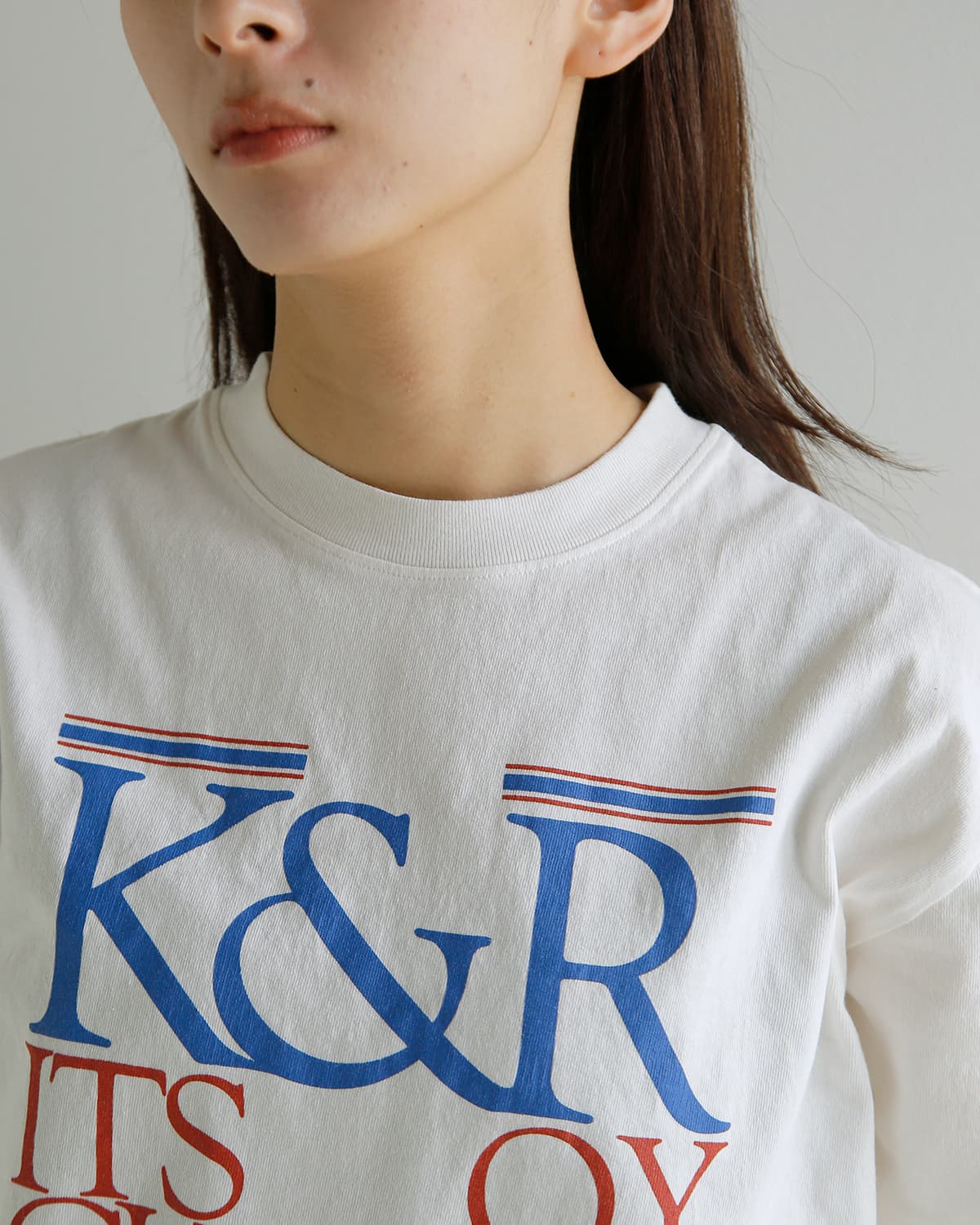KURO(クロ)ラウンドシェイプダイプリント Tシャツ 17/- ROUND SHAPE DYED TEE K＆R-Kitsch＆Royals 964274