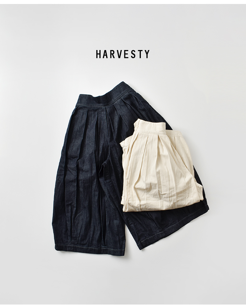 HARVESTY(ハーベスティ)デニムサーカスキュロットパンツa22602