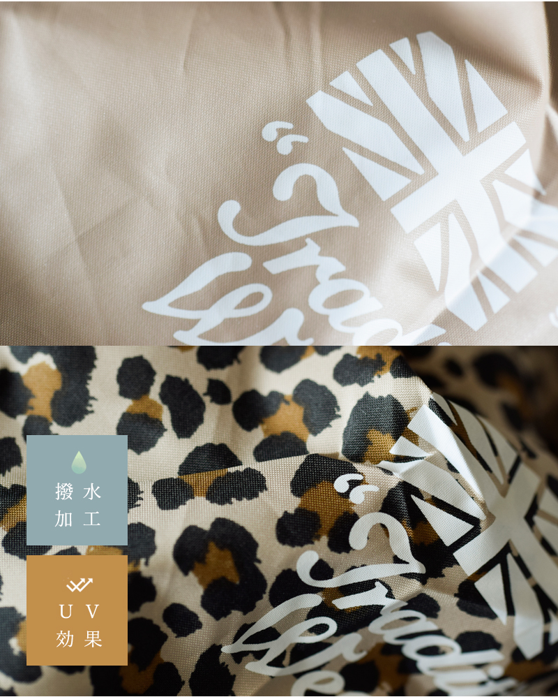 Traditional Weatherwear(トラディショナルウェザーウェア)レオパードプリントライトウエイト軽量折り畳み傘“LIGHTWEIGHTUMBRELLA”a251slggo0335ln-nl