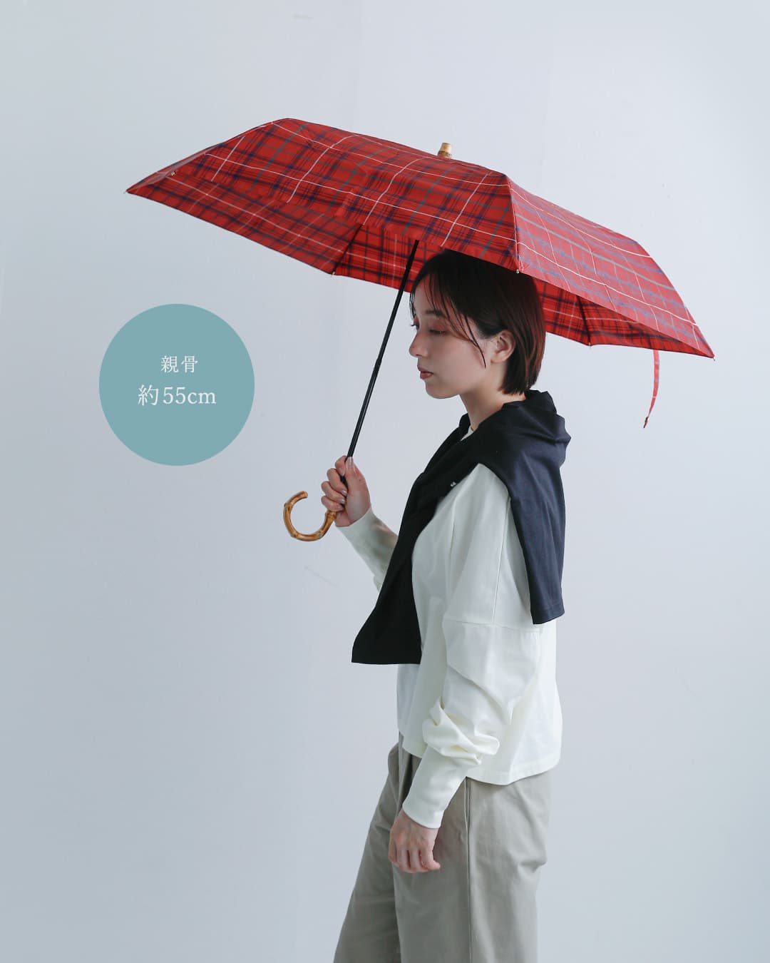 Traditional Weatherwear(トラディショナルウェザーウェア)ミニ バンブーハンドル 撥水 UVカット加工 晴雨兼用 折り畳み傘 “FOLDING BAMBOO MINI” a261slggo0259pe