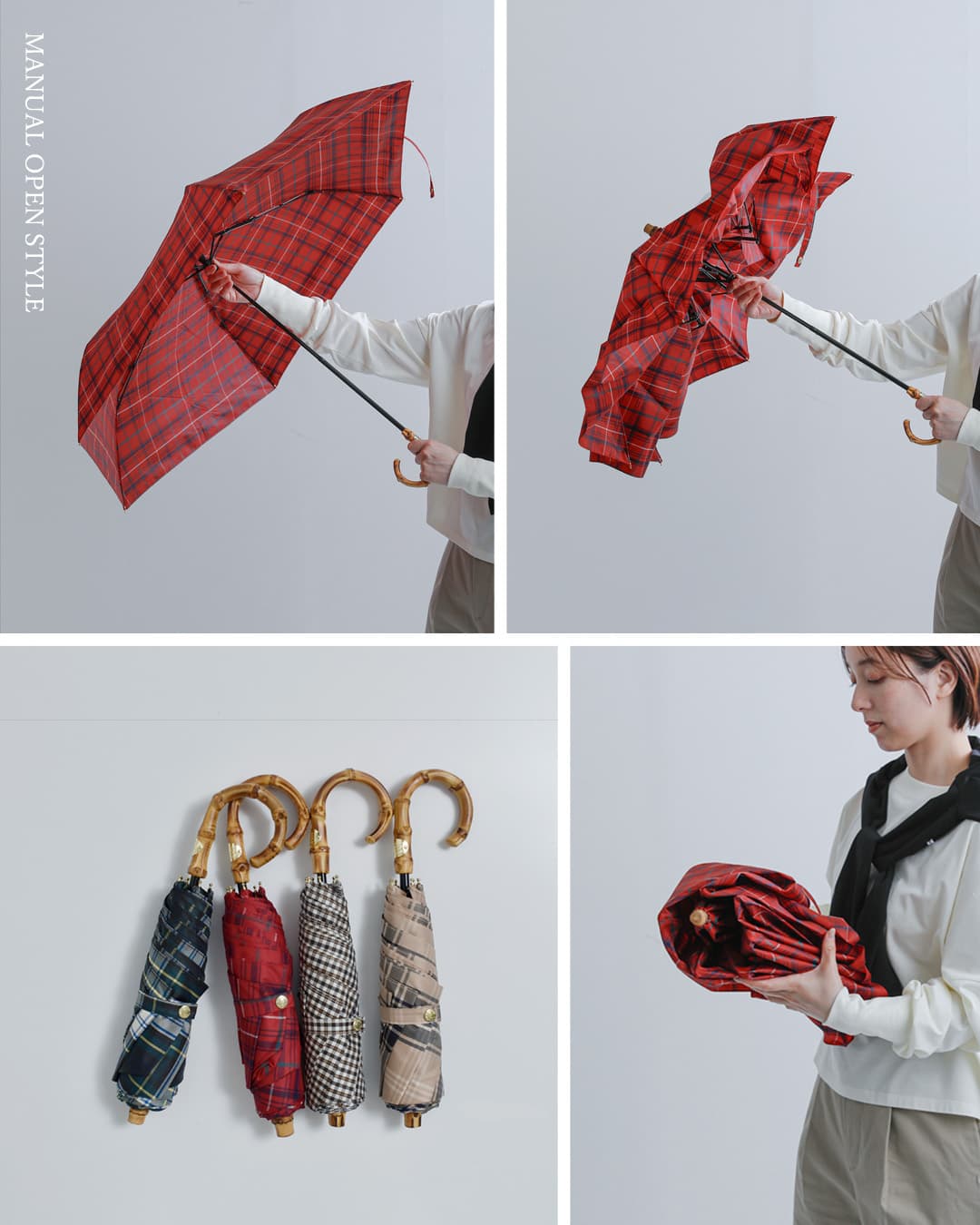 Traditional Weatherwear(トラディショナルウェザーウェア)ミニ バンブーハンドル 撥水 UVカット加工 晴雨兼用 折り畳み傘 “FOLDING BAMBOO MINI” a261slggo0259pe