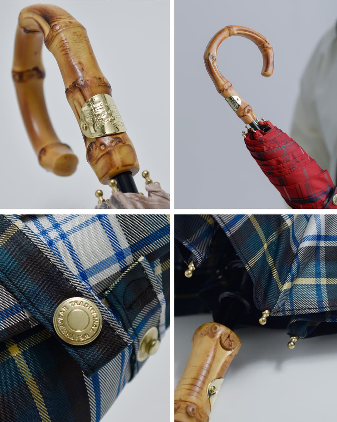 Traditional Weatherwear(トラディショナルウェザーウェア)ミニ バンブーハンドル 撥水 UVカット加工 晴雨兼用 折り畳み傘 “FOLDING BAMBOO MINI” a261slggo0259pe