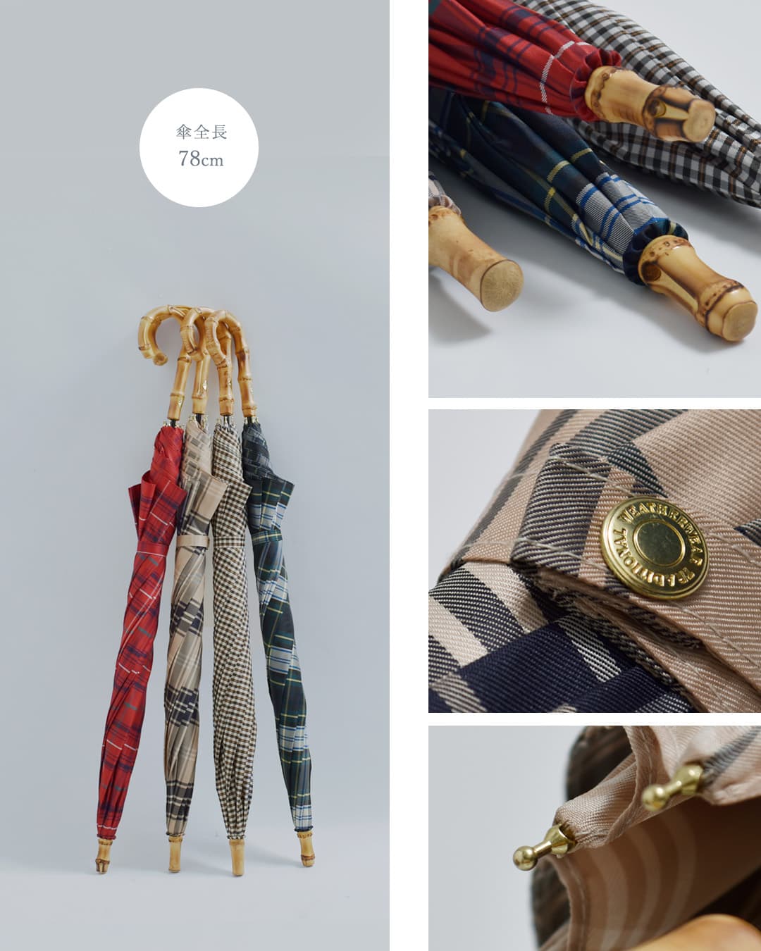 Traditional Weatherwear(トラディショナルウェザーウェア)ミニ バンブーハンドル 撥水 UVカット加工 晴雨兼用 長傘 “UMBRELLA BAMBOO LITE” a261slggo0260pe