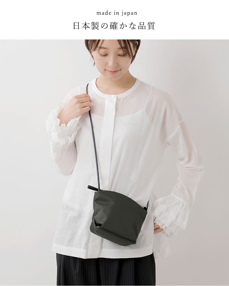 StitchandSew(スティッチアンドソー)コーデュラナイロンジップショルダーミニバッグa305d