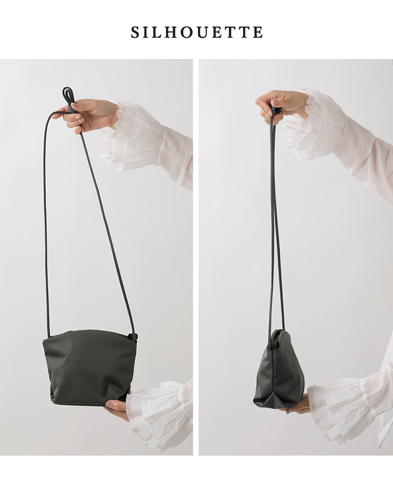 StitchandSew(スティッチアンドソー)コーデュラナイロンジップショルダーミニバッグa305d