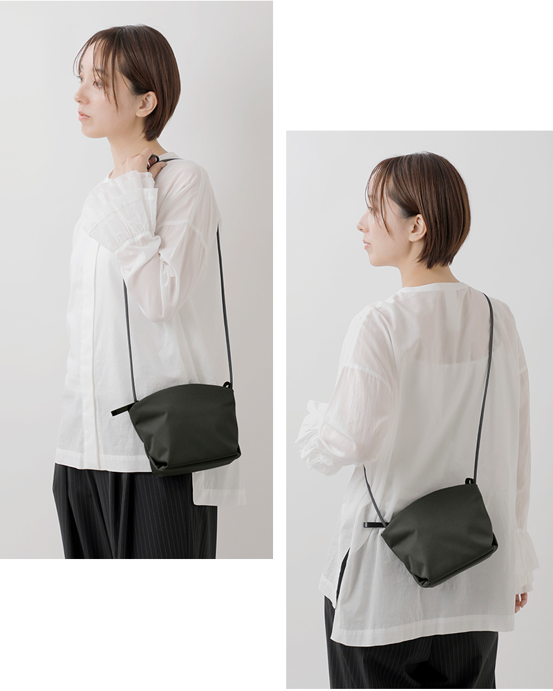 StitchandSew(スティッチアンドソー)コーデュラナイロンジップショルダーミニバッグa305d