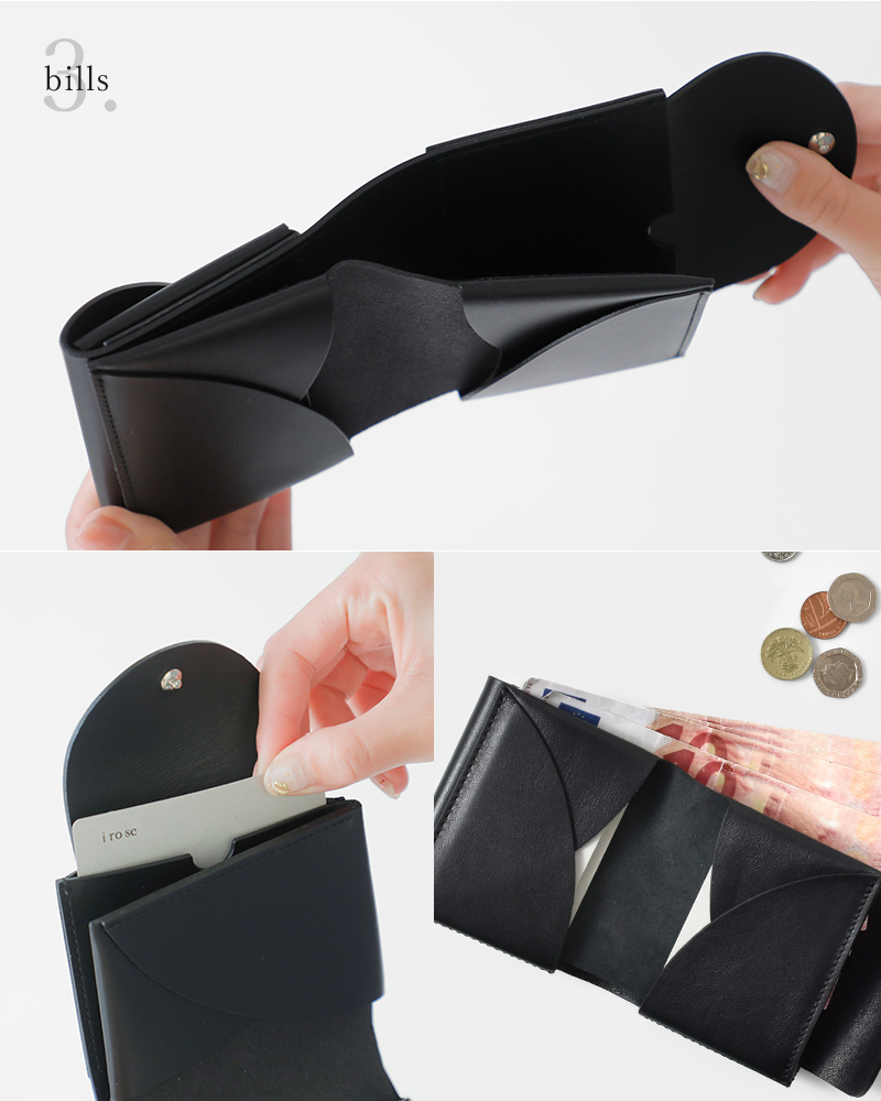 irose(イロセ)イタリアンレザーフォールド2Fウォレット“FOLD2FWALLET”acc-f12