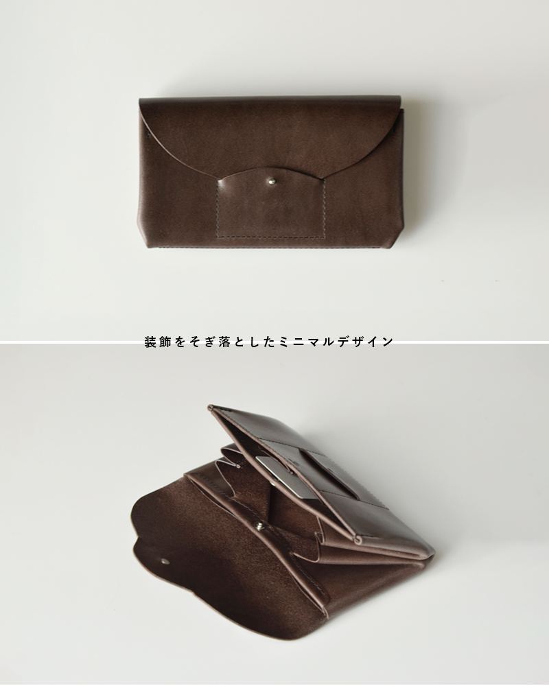 iroseカウレザーロングウォレット“RICRAC” acc-r01