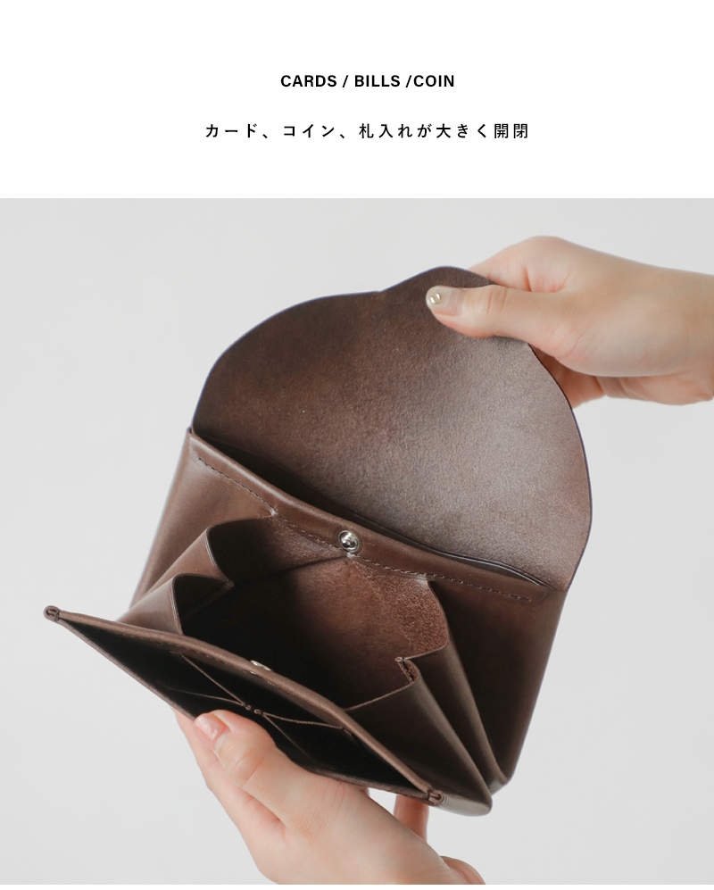 iroseカウレザーロングウォレット“RICRAC” acc-r01