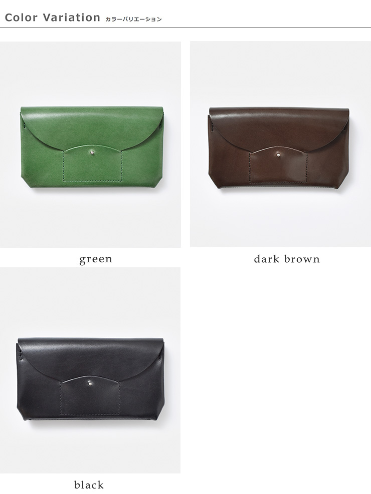 iroseカウレザーロングウォレット“RICRAC” acc-r01