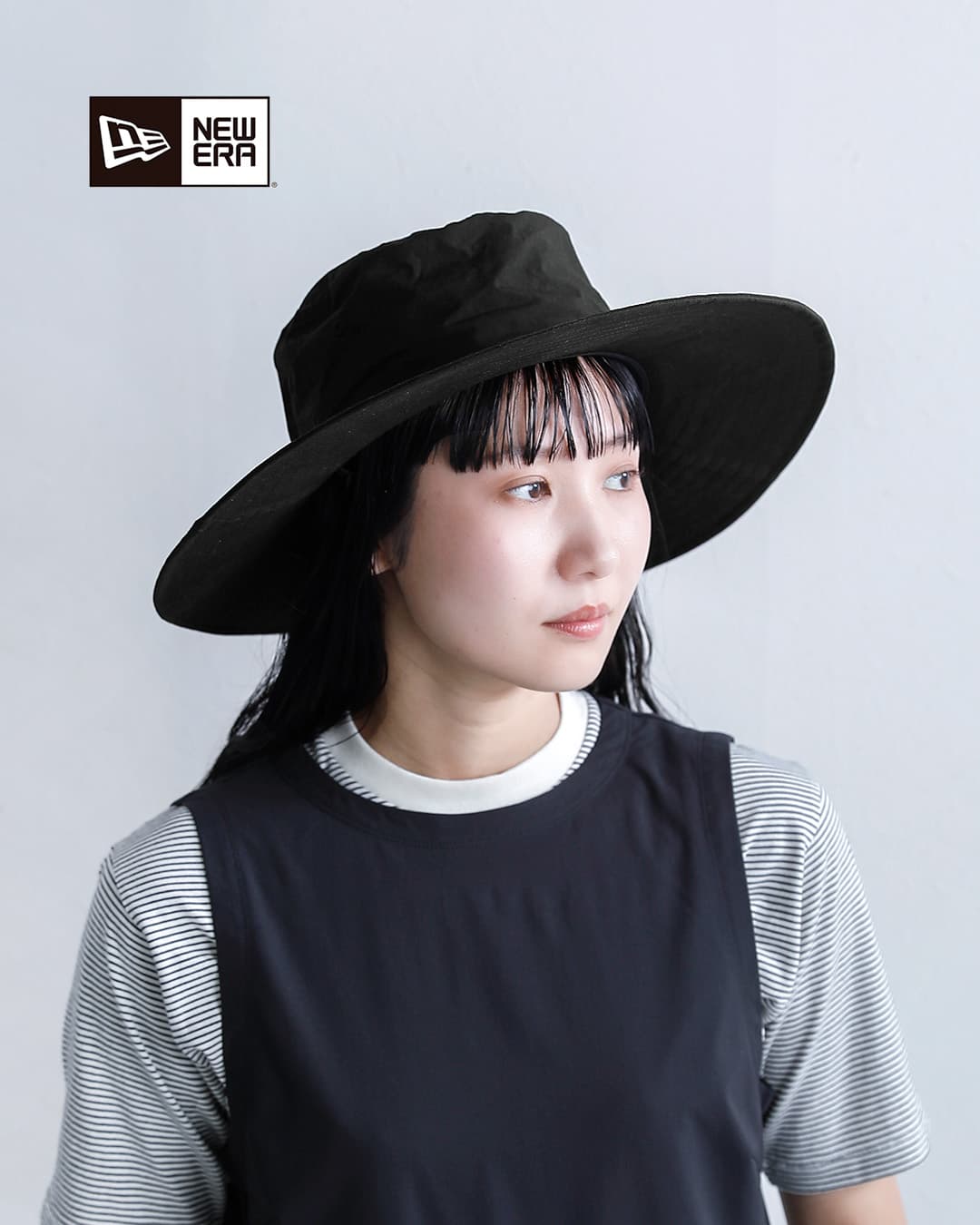 NEW ERAアドベンチャーライト ワイドブリム タイプライター ハット adv-wb-tw