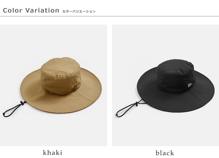 NEW ERAアドベンチャーライト ワイドブリム タイプライター ハット adv-wb-tw