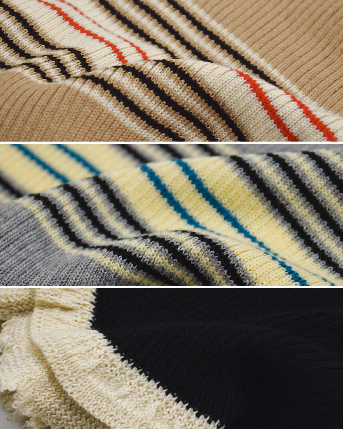 AKANE UTSUNOMIYA(アカネウツノミヤ)コットンノースリーブ裾フリルニットプルオーバー akes-012