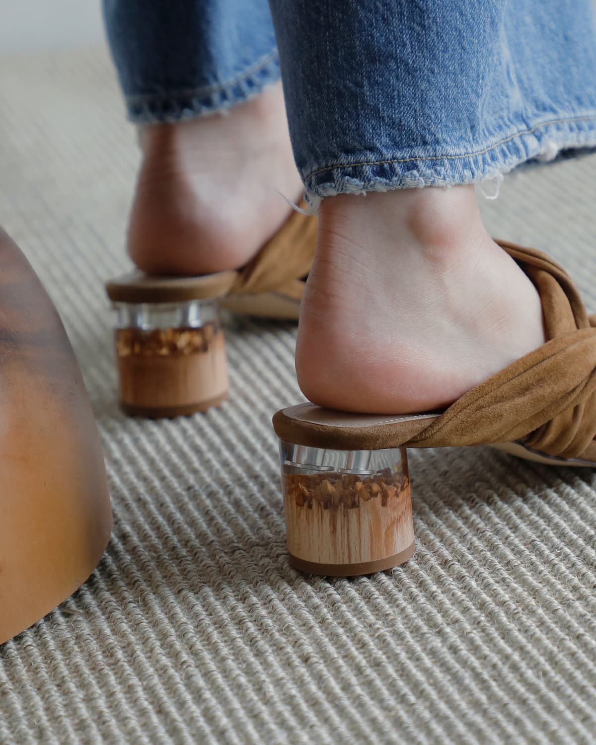 ALM.(アルム)スクエアトゥレザー ミュール  “MARIA LEATHER MULES” al125