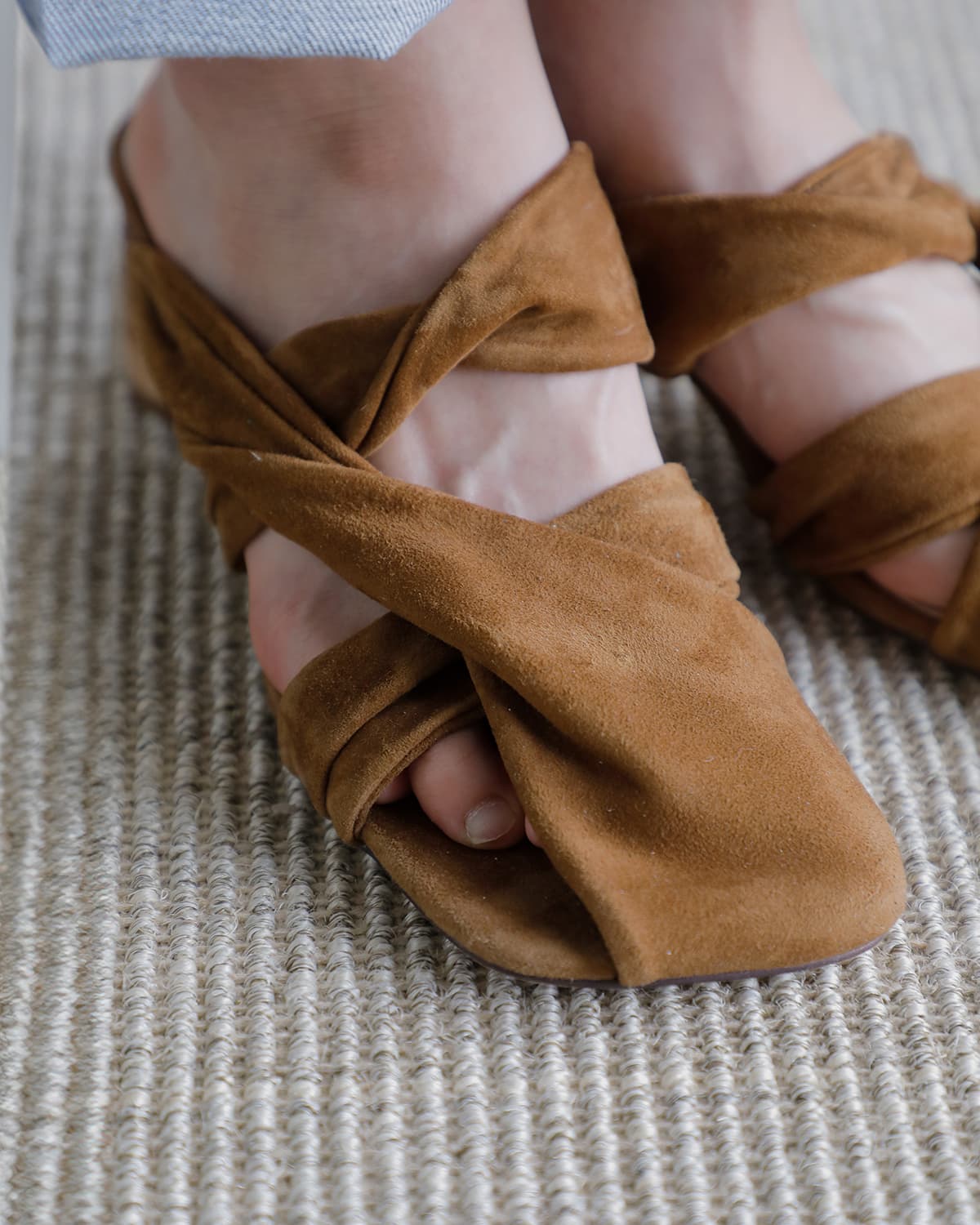 ALM.(アルム)スクエアトゥレザー ミュール  “MARIA LEATHER MULES” al125