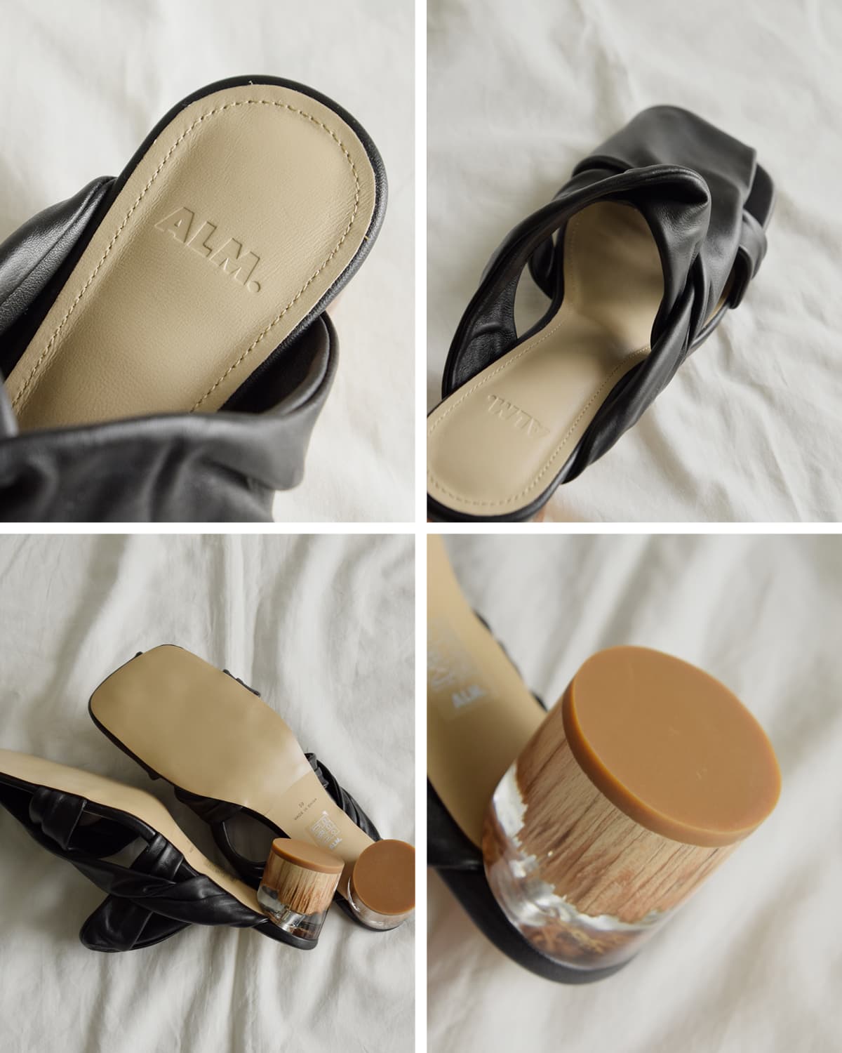 ALM.(アルム)スクエアトゥレザー ミュール  “MARIA LEATHER MULES” al125