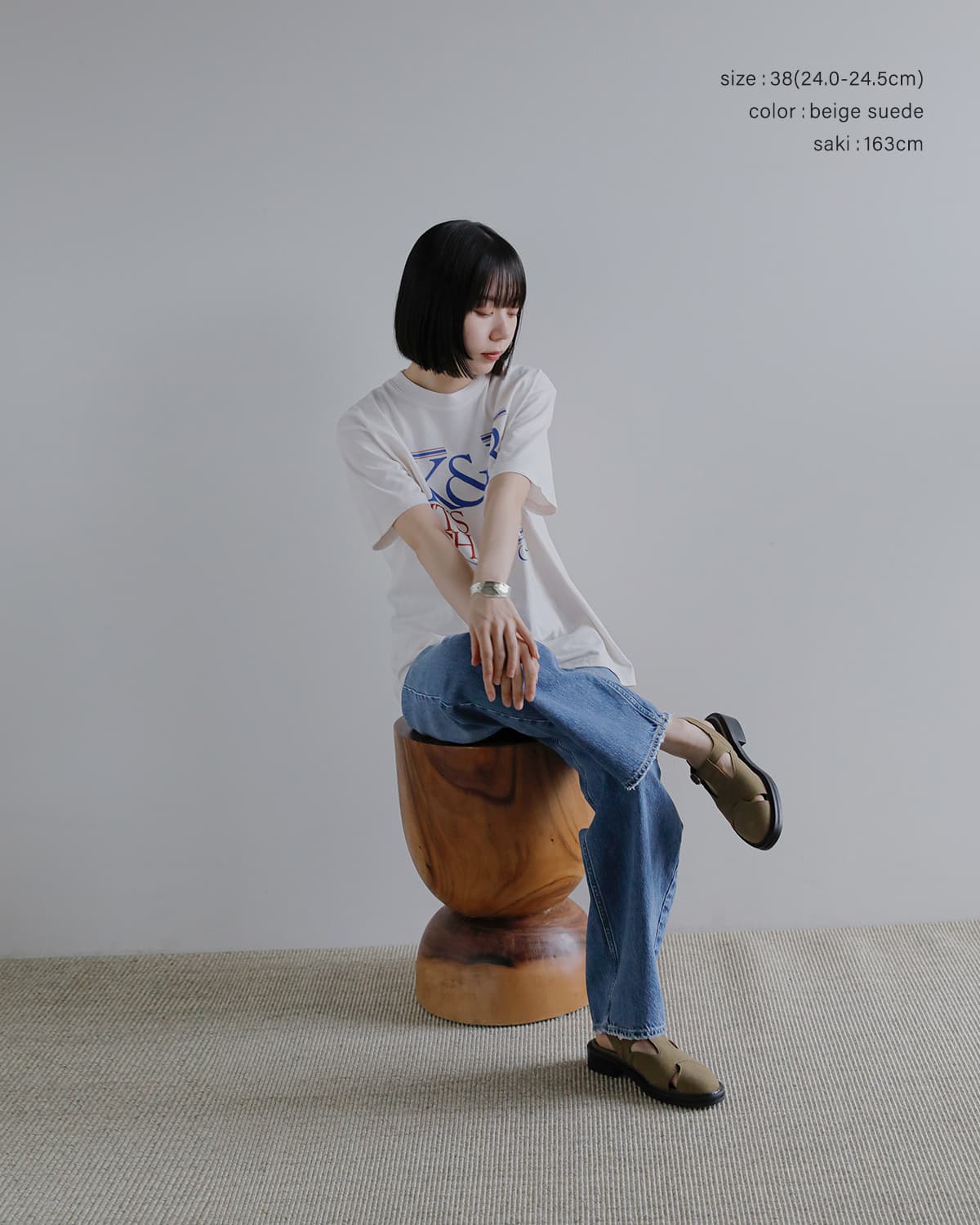 ALM.(アルム)カウレザー ミュール  “SALACIA LEATHER MULES” al128