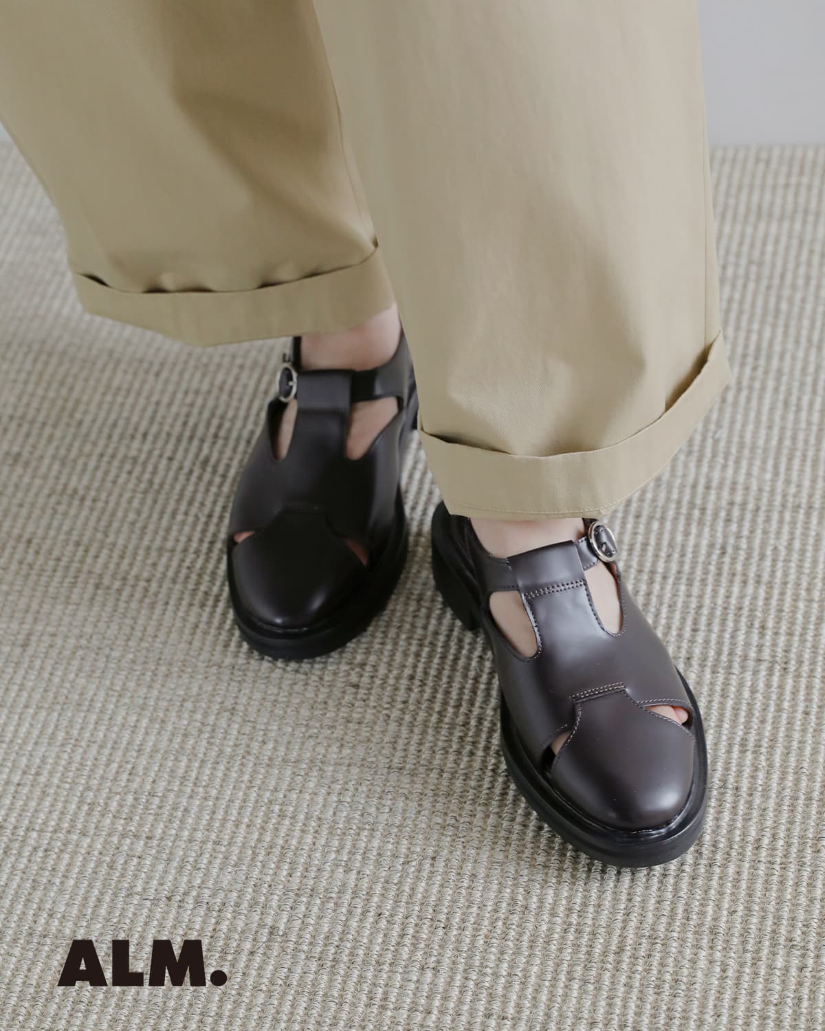ALM.(アルム)カウレザー ミュール “SALACIA LEATHER MULES”al128