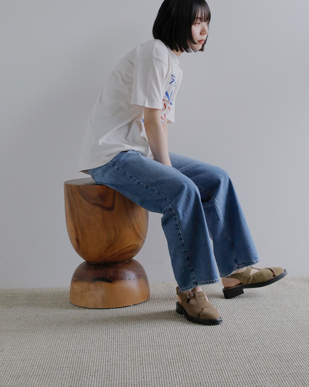 ALM.(アルム)カウレザー ミュール  “SALACIA LEATHER MULES” al128