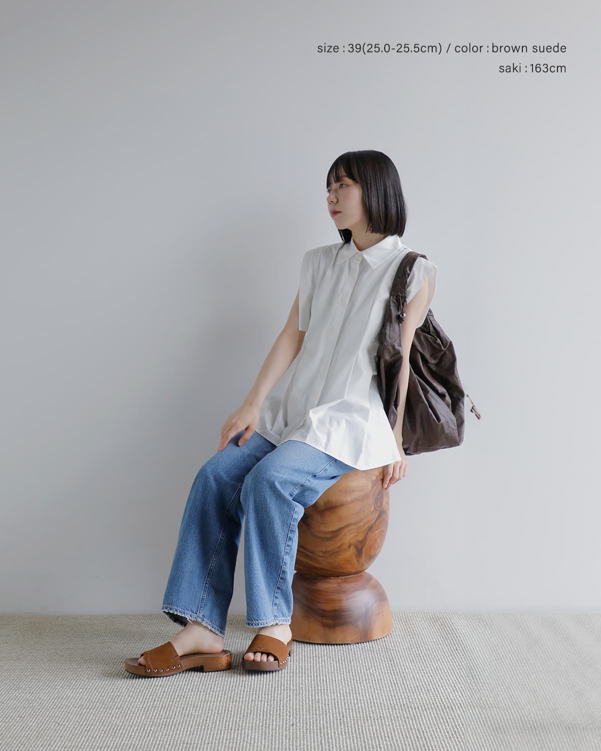 ALM.(アルム)カウレザー クロッグサンダル  “CHIARA LEATHER SANDALS” al131