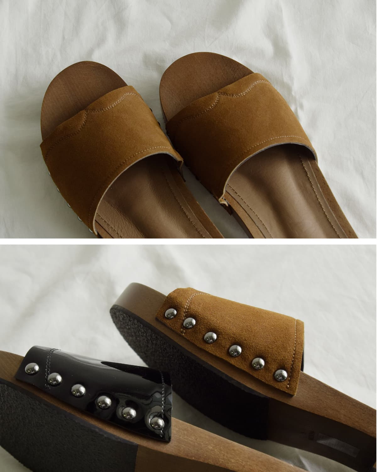 ALM.(アルム)カウレザー クロッグサンダル  “CHIARA LEATHER SANDALS” al131