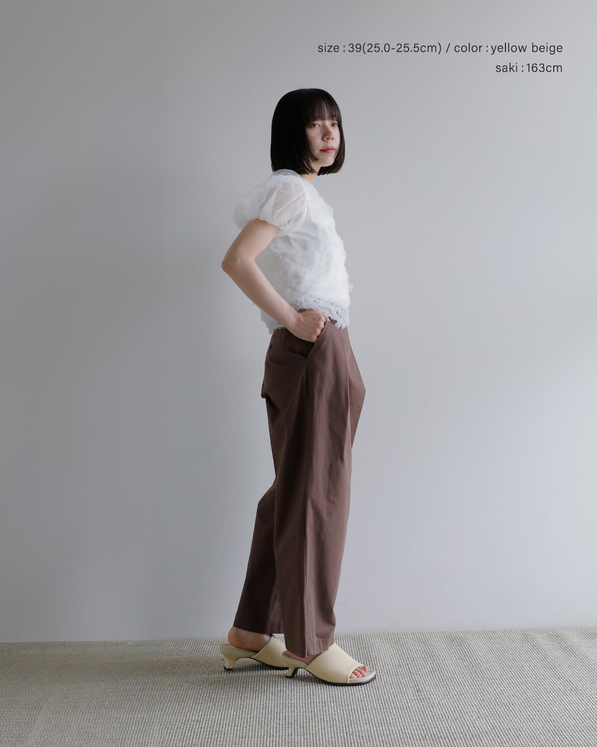 ALM.(アルム)パフィー サンダル  “RABBIT PUFFY SANDALS” al136