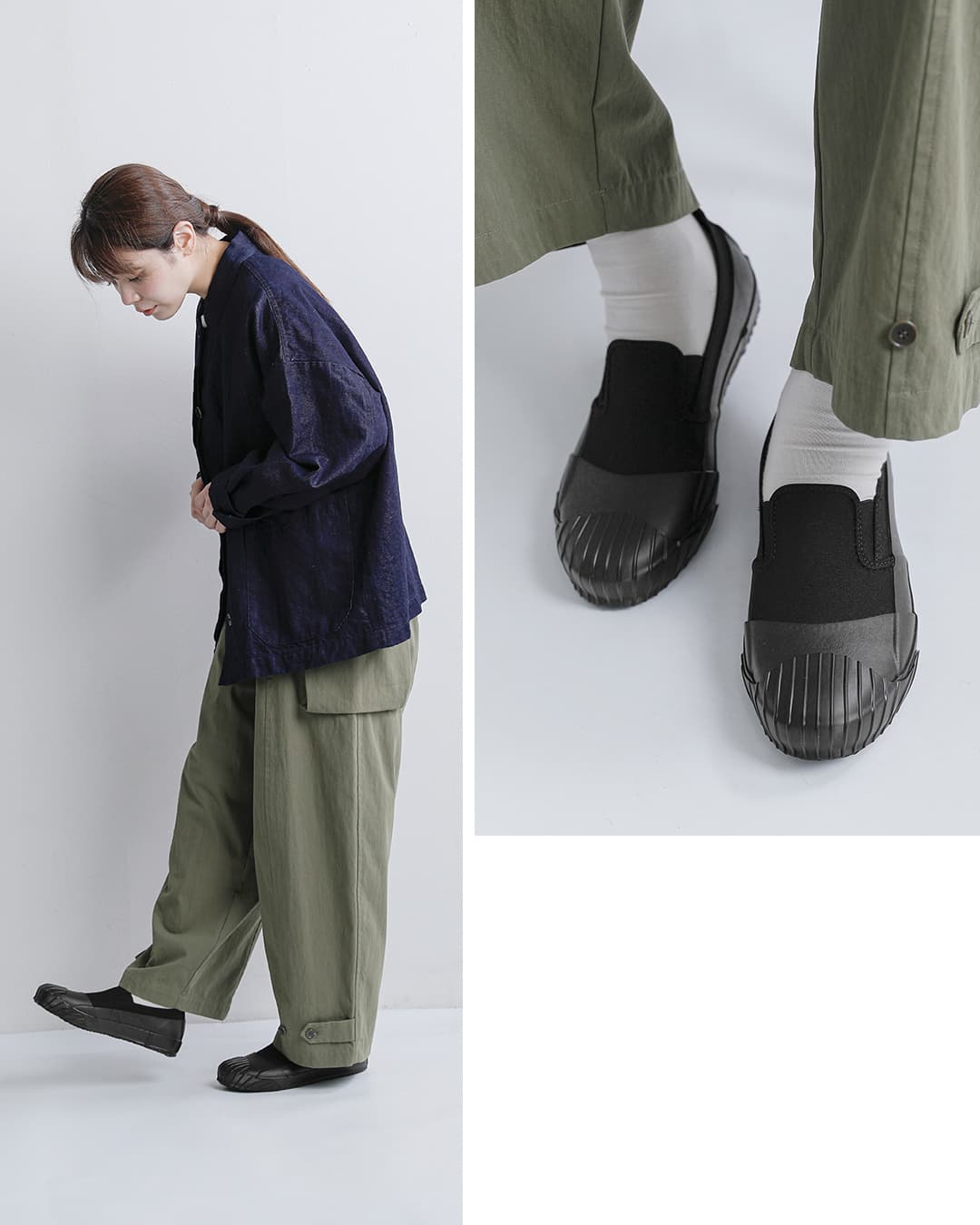 Moonstar(ムーンスター)キャンバス×ラバー スリッポン シューズ ALW SLIP-ON alw-slip-on