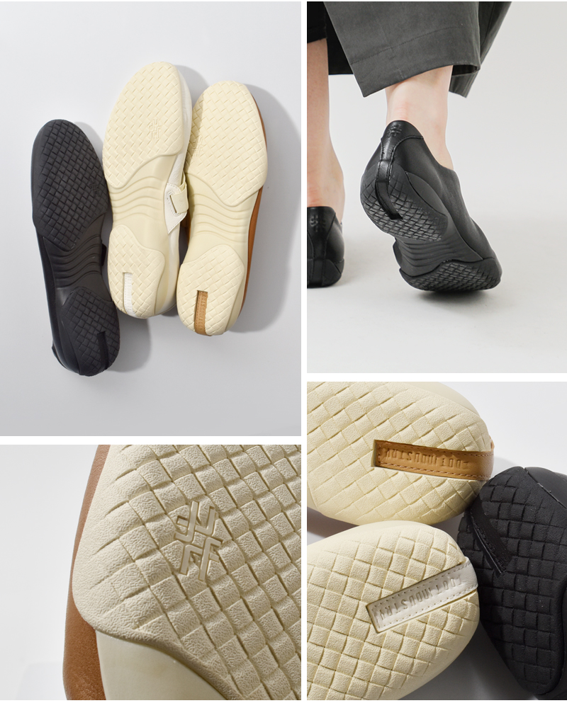 FOOT INDUSTRY(フットインダストリー)レザーツーストラップバレエシューズawc018