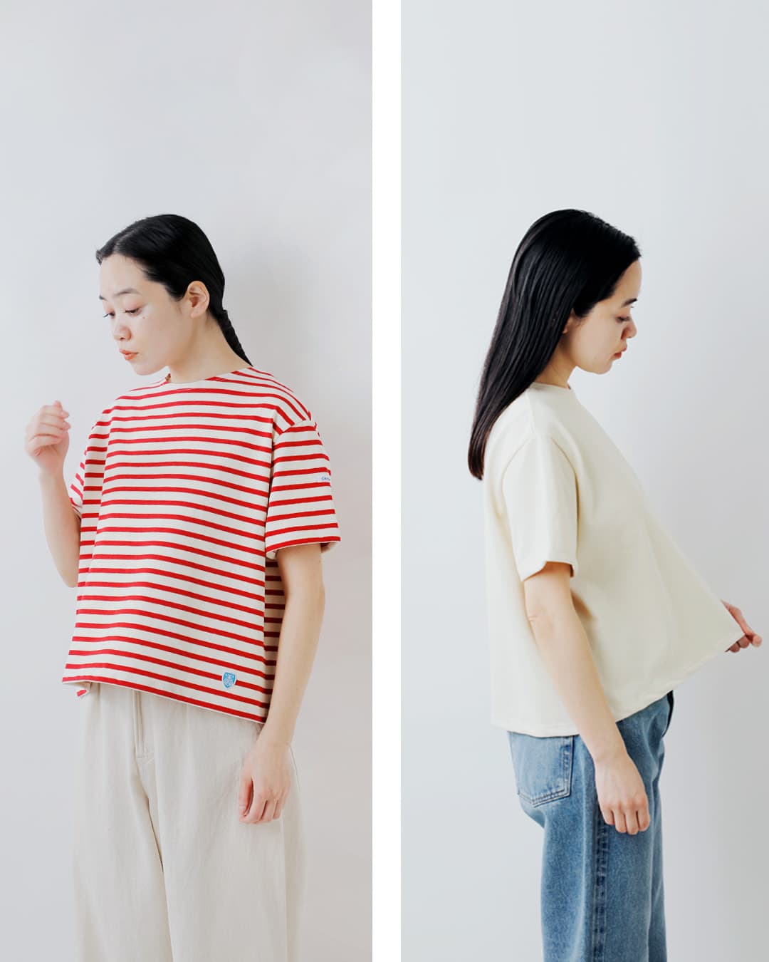 ORCIVALコットンロード クルーネック 半袖 Tシャツ b258-26ss