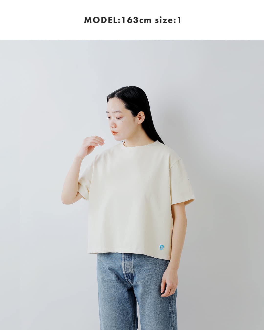 ORCIVALコットンロード クルーネック 半袖 Tシャツ b258-26ss