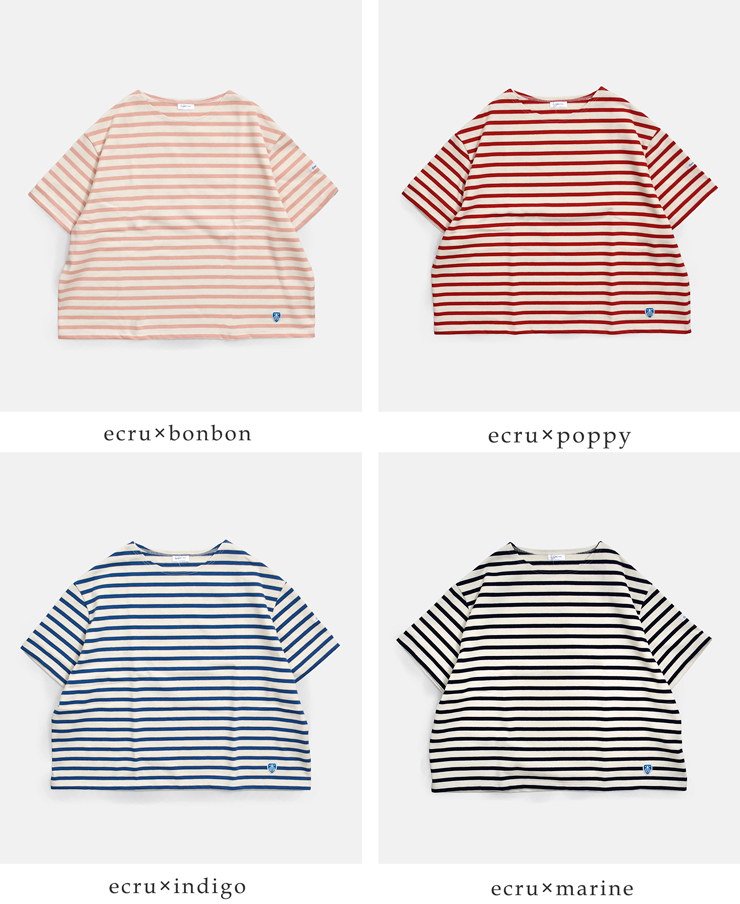 ORCIVALコットンロード クルーネック 半袖 Tシャツ b258-26ss