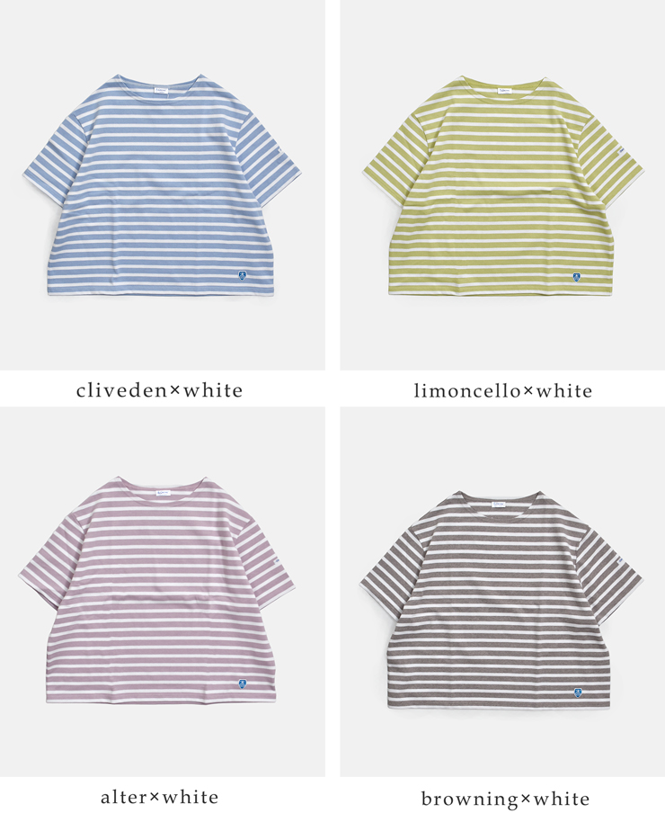 ORCIVALコットンロード クルーネック 半袖 Tシャツ b258-26ss