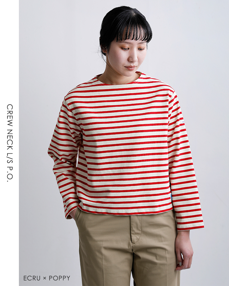 ORCIVAL(オーチバル・オーシバル)コットンロードクルーネック長袖Tシャツb259-26ss