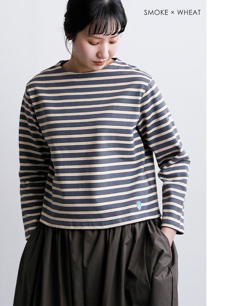 ORCIVAL(オーチバル・オーシバル)コットンロードクルーネック長袖Tシャツb259-26ss