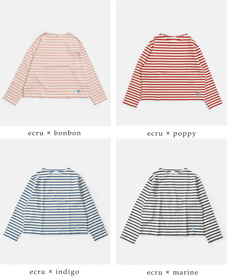 ORCIVAL(オーチバル・オーシバル)コットンロードクルーネック長袖Tシャツb259-26ss