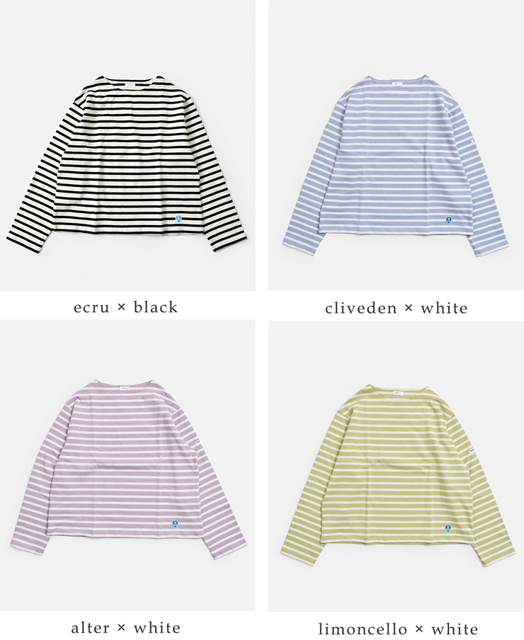 ORCIVAL(オーチバル・オーシバル)コットンロードクルーネック長袖Tシャツb259-26ss