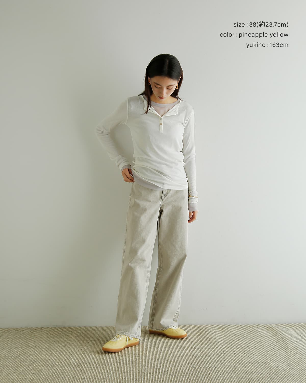 MoEa(モエア)FLOW CORN/PINEAPPLE スニーカー bas011