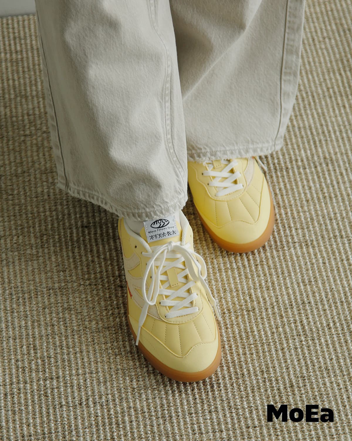 MoEa(モエア)FLOW CORN/PINEAPPLE スニーカーbas011