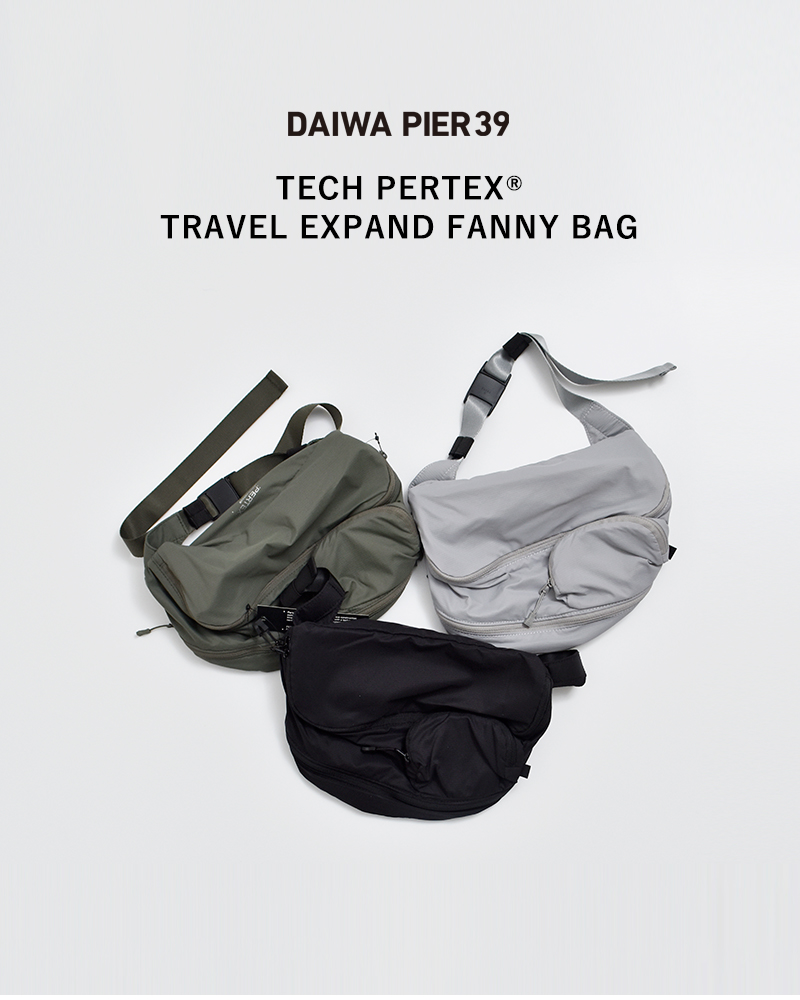 DAIWA PIER39�e�b�N PERTEX �g���x�� �E�G�X�g�o�b�O TECH PERTEX TRAVEL EXPAND FANNY BAG bb-34026