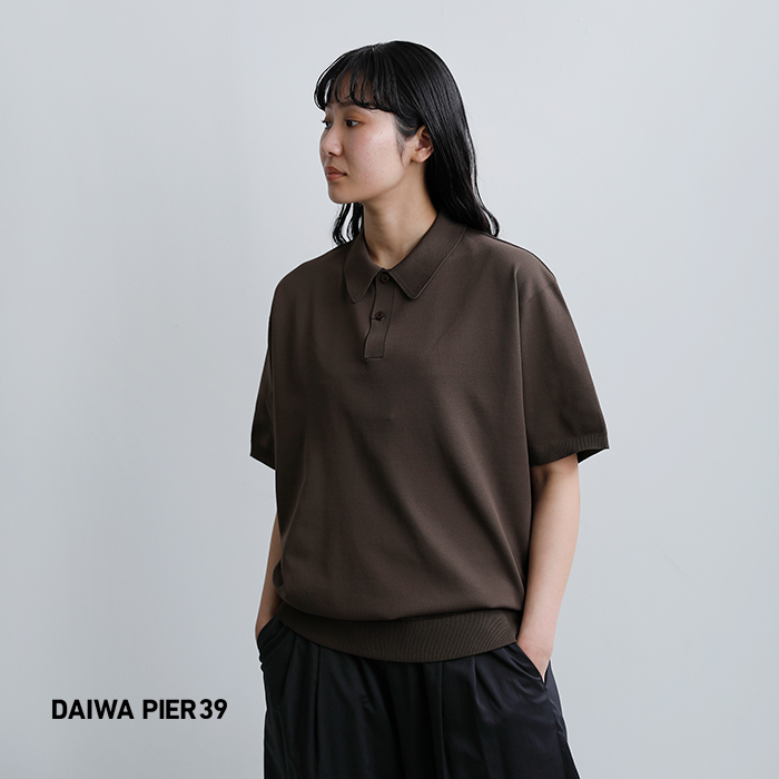 DAIWA PIER39�e�b�N �j�b�g �����|���V���c Ws TECH KNIT POLO S/S be-43026l
