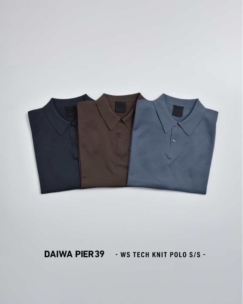 DAIWA PIER39�e�b�N �j�b�g �����|���V���c Ws TECH KNIT POLO S/S be-43026l