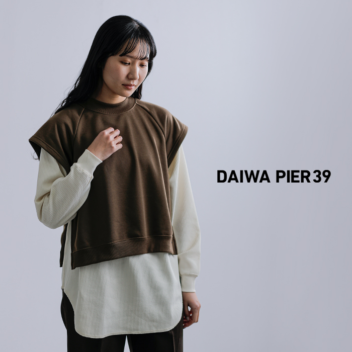 DAIWA PIER39(ダイワピア39)テックモックネック半袖スウェットシャツWsTECHSWEATMOCKNECKbe-53026l